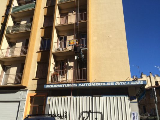 restructuration de façade à Marseille